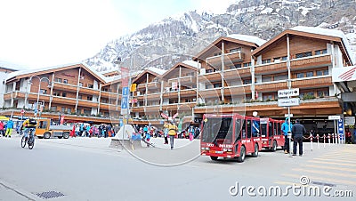 Zermatt, Switzerland Editorial Stock Photo